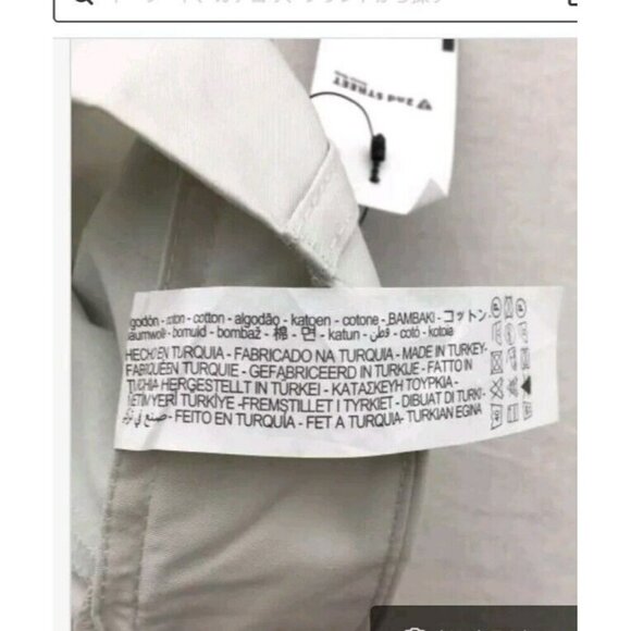 Zara Pants Xs Gray  Pareo Wrap Waist 14"  Straight Wide Leg Flowy 7385 423 - Picture 5 of 9